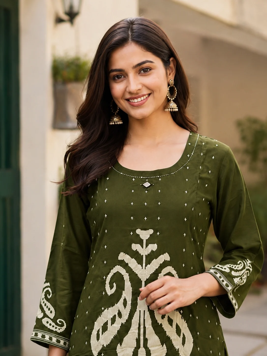 Muslin Silk Digital Print Set — zoomed